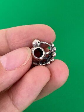 Pandora Kiwi & Fern Leaf Charm Sterling silver Charm